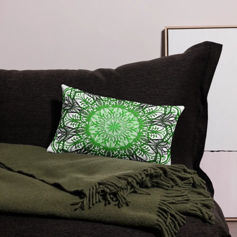 Verdant Symmetry Premium Pillow Case product image (10)