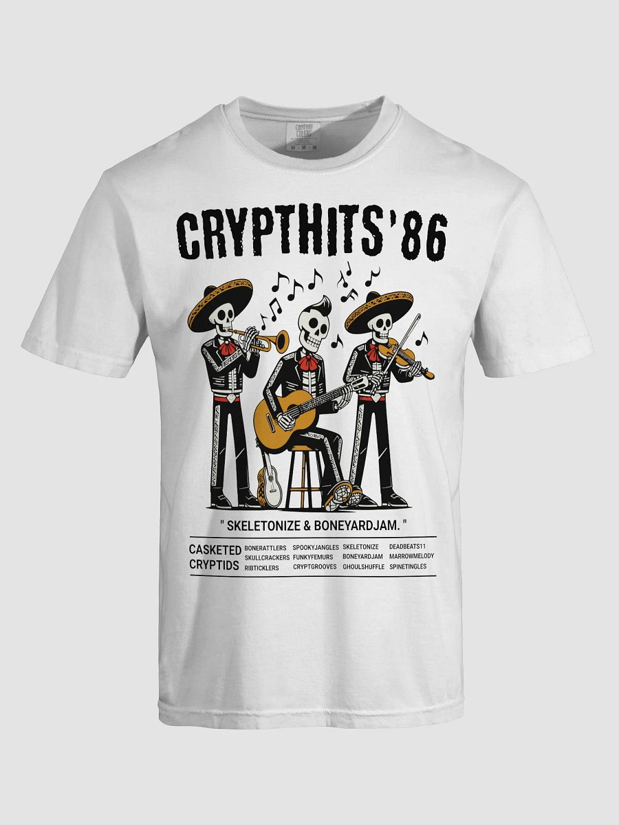 Mariachi Skeleton Trio T-Shirt product image (5)