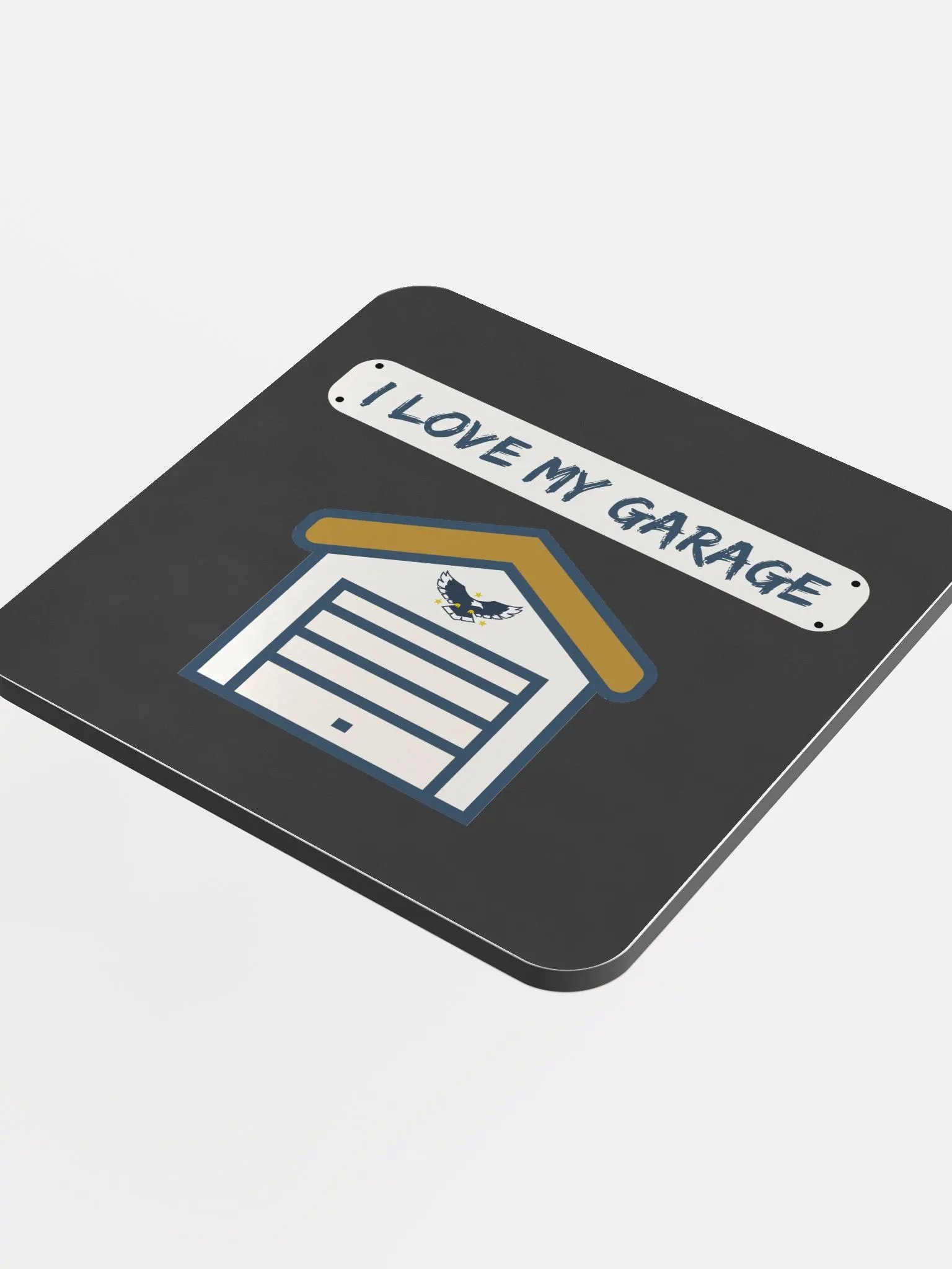 I Love My Garage - coaster - slate product image (4)