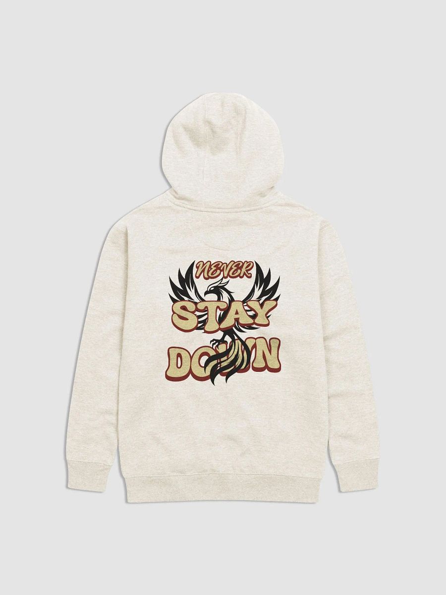 Phoenix Rising Never Stay Down Premium Hoodie Design On Back product image (3)