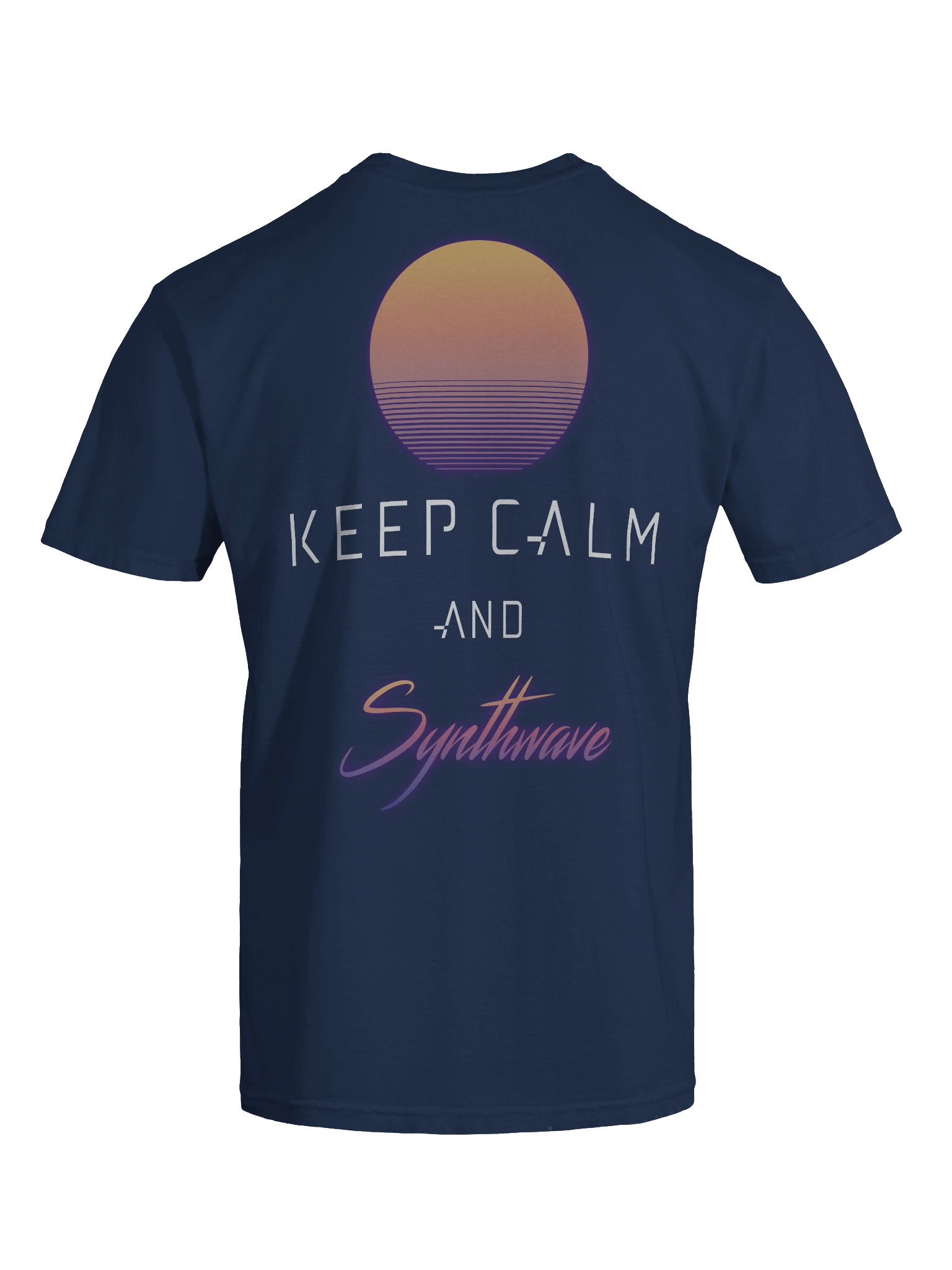 Keep Calm and Synthwave Men's Tee product image (9)
