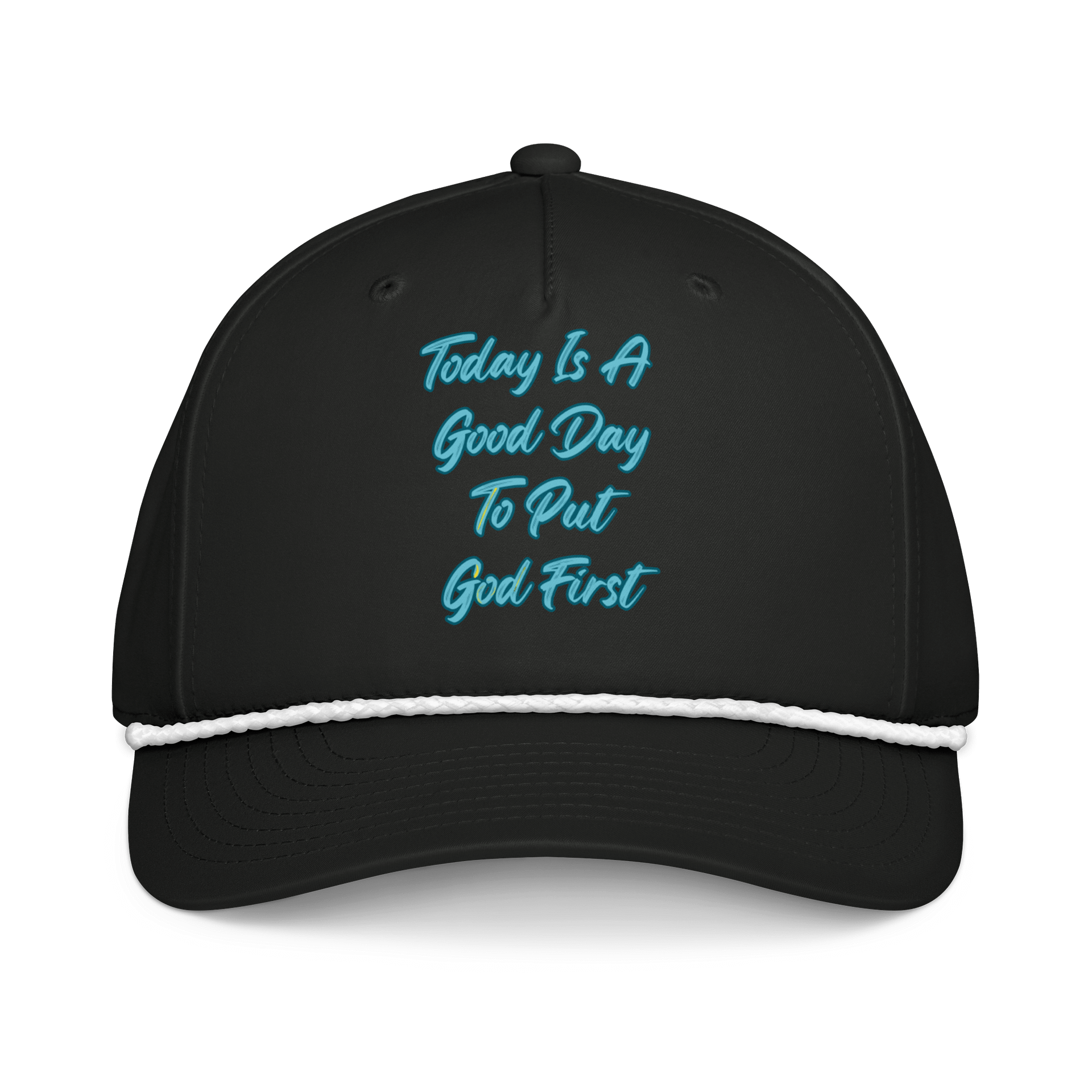Faith-Inspired Retro Cap: 'Today Is A Good Day To Put God First' product image (1)