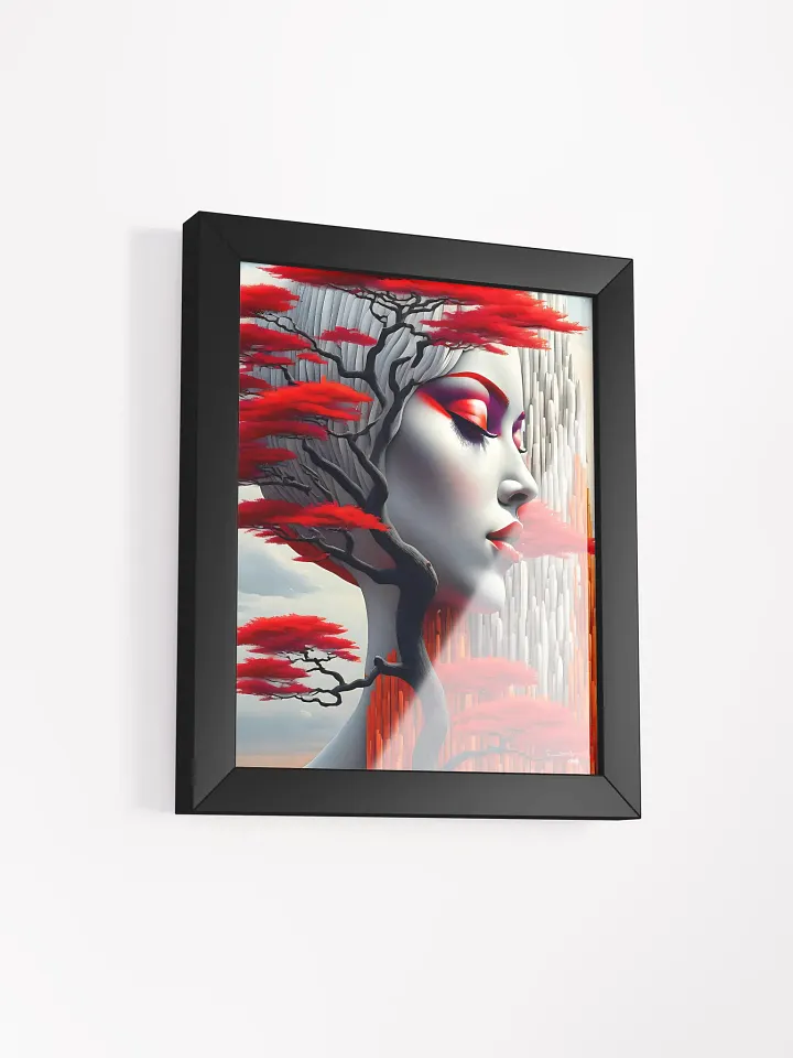 The Colorful Woman of Dreams: Bring Surreal Art to Your Home with This Framed Wall Painting product image (19)