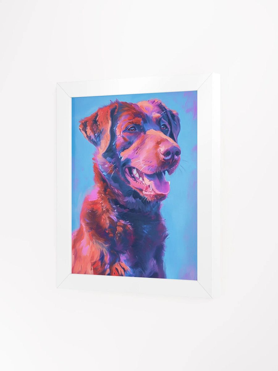 Joyful Pup Framed Art Print product image (3)