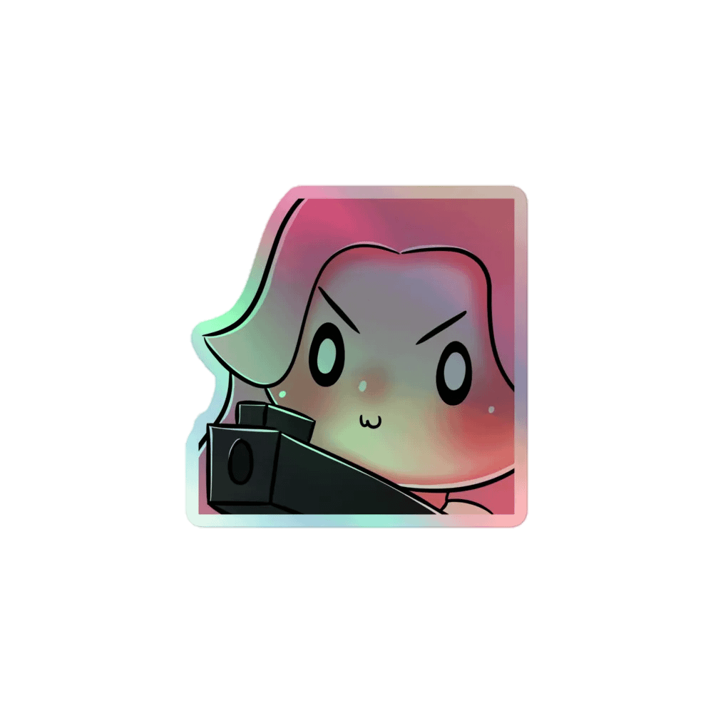 Holographic Chibi Gun Character product image (1)