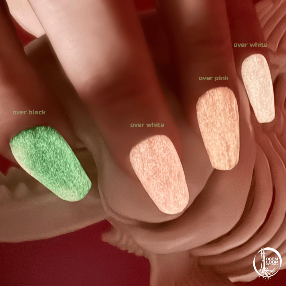 RADIOACTIVE SHRIMP - Pink Jelly Glow-In-The-Dark Nail Polish product image (8)