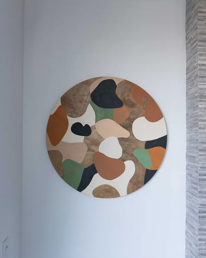 Earth Tone Circle Original Painting product image (1)
