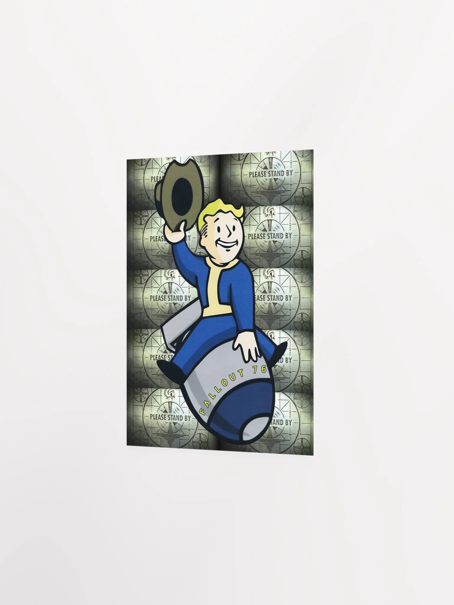 Fallout 76 Vault Boy Nuke Rider Poster product image (2)