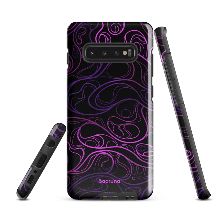 BLACK SWIRL - Tough Samsung case product image (5)