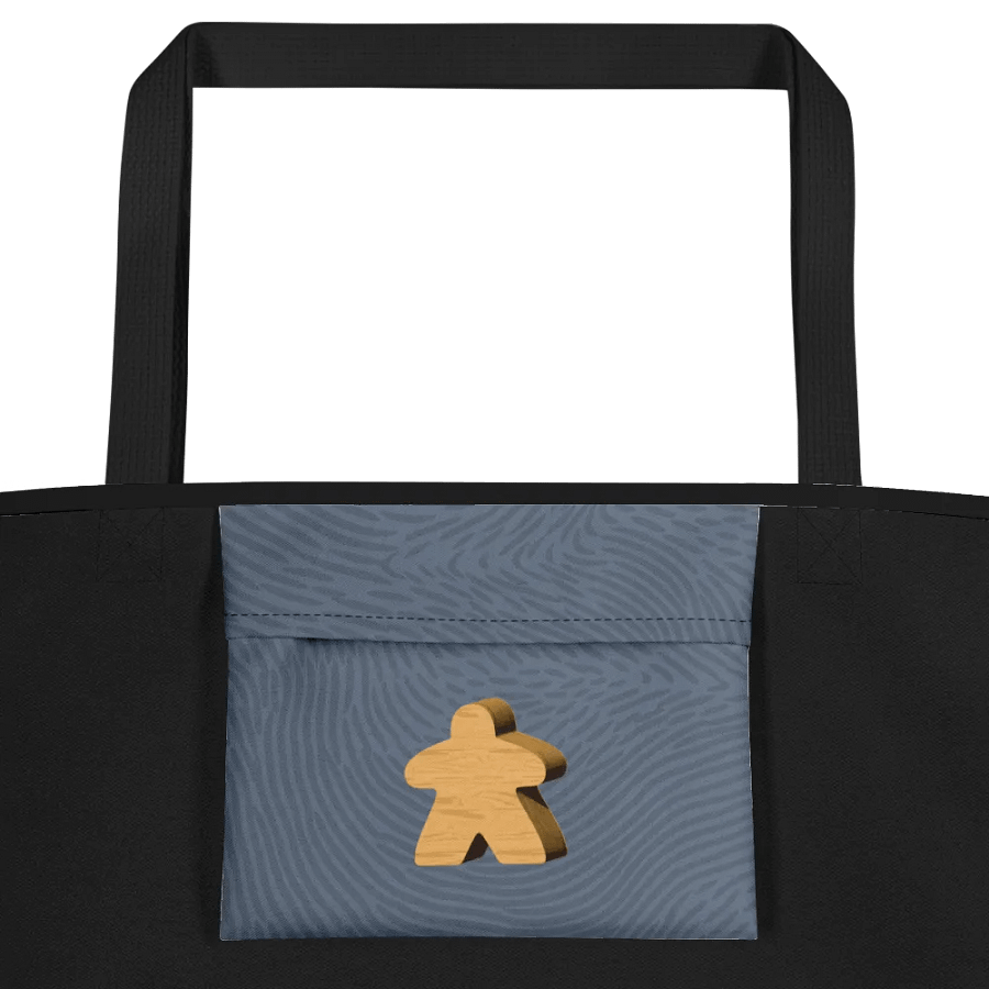 3D Peeking Meeple Shoulder Tote Bag for Board Gamers - Probably Full of Board Games product image (5)