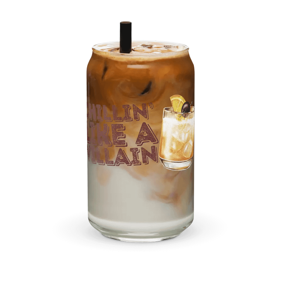 Chillin' Like A Villain Drink Glass product image (36)