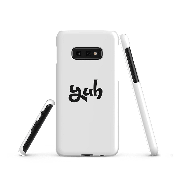 Minimalist 'Yuh' Snap Case product image (3)