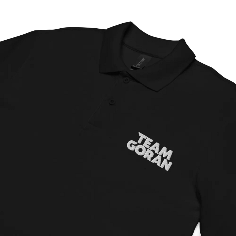 TEAM GORAN Unisex Semi-Fitted Cotton Pique Polo product image (4)