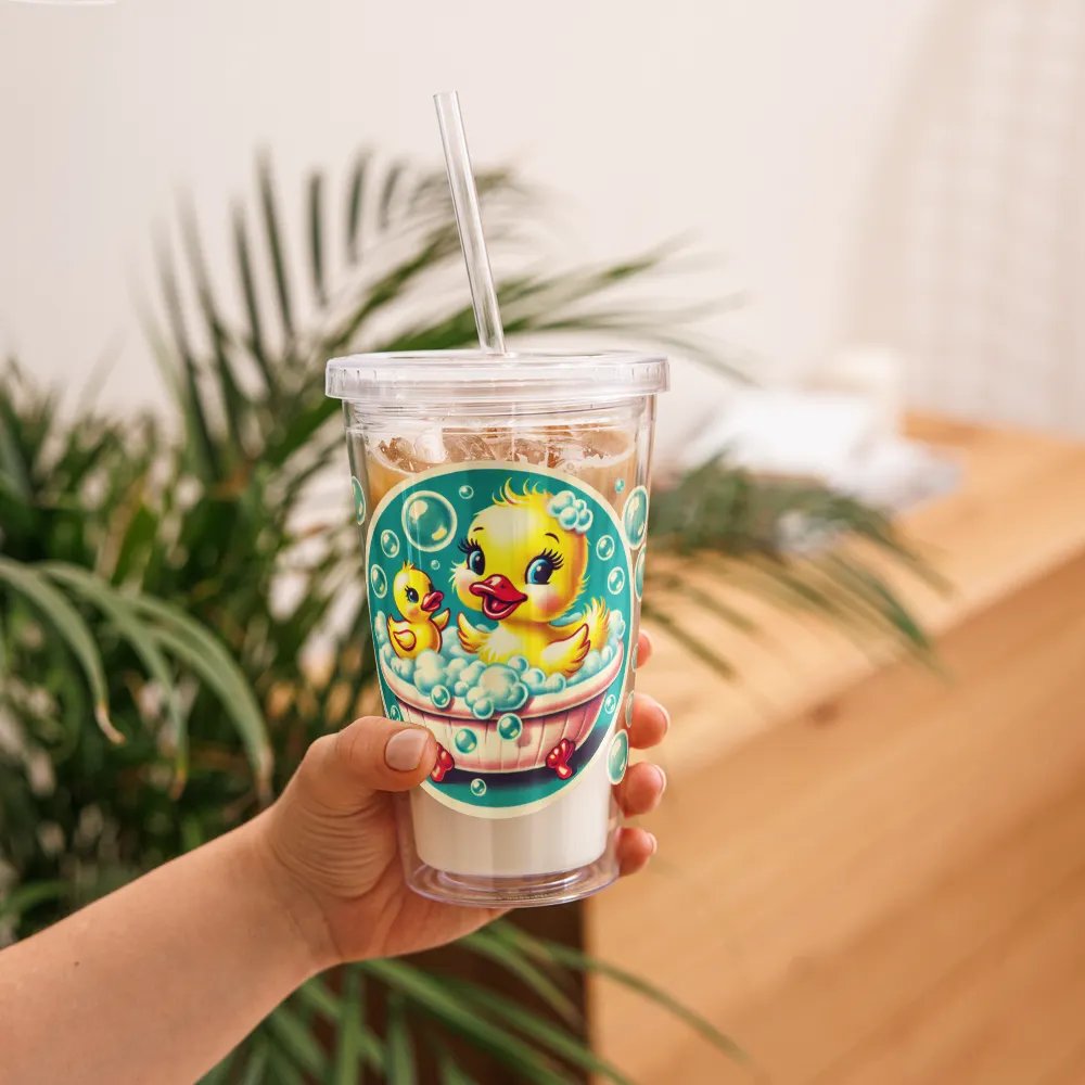Ducky in a Bubble Bath Double Wall Tumbler product image (11)