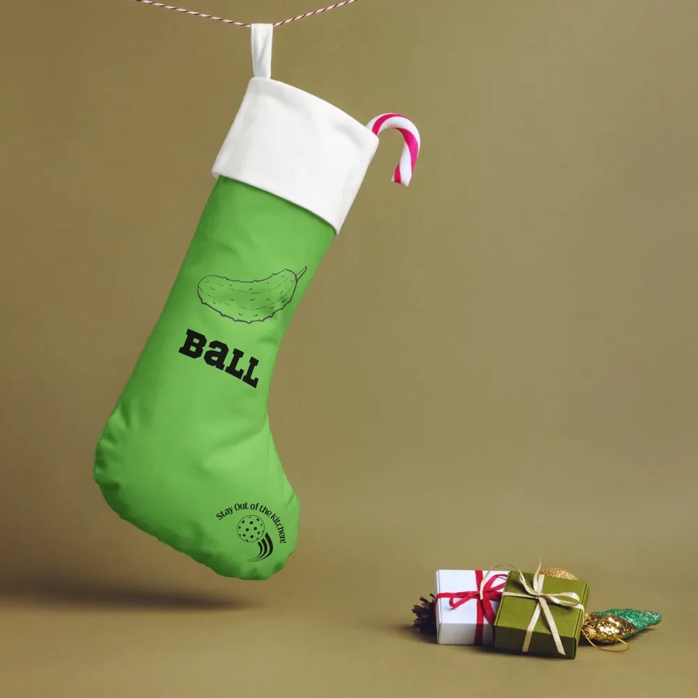 Pickleball Holiday Fun Christmas Stocking product image (8)