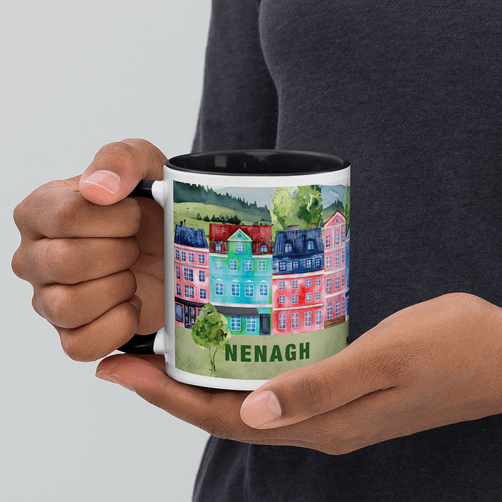 Nenagh: Black mug product image (1)