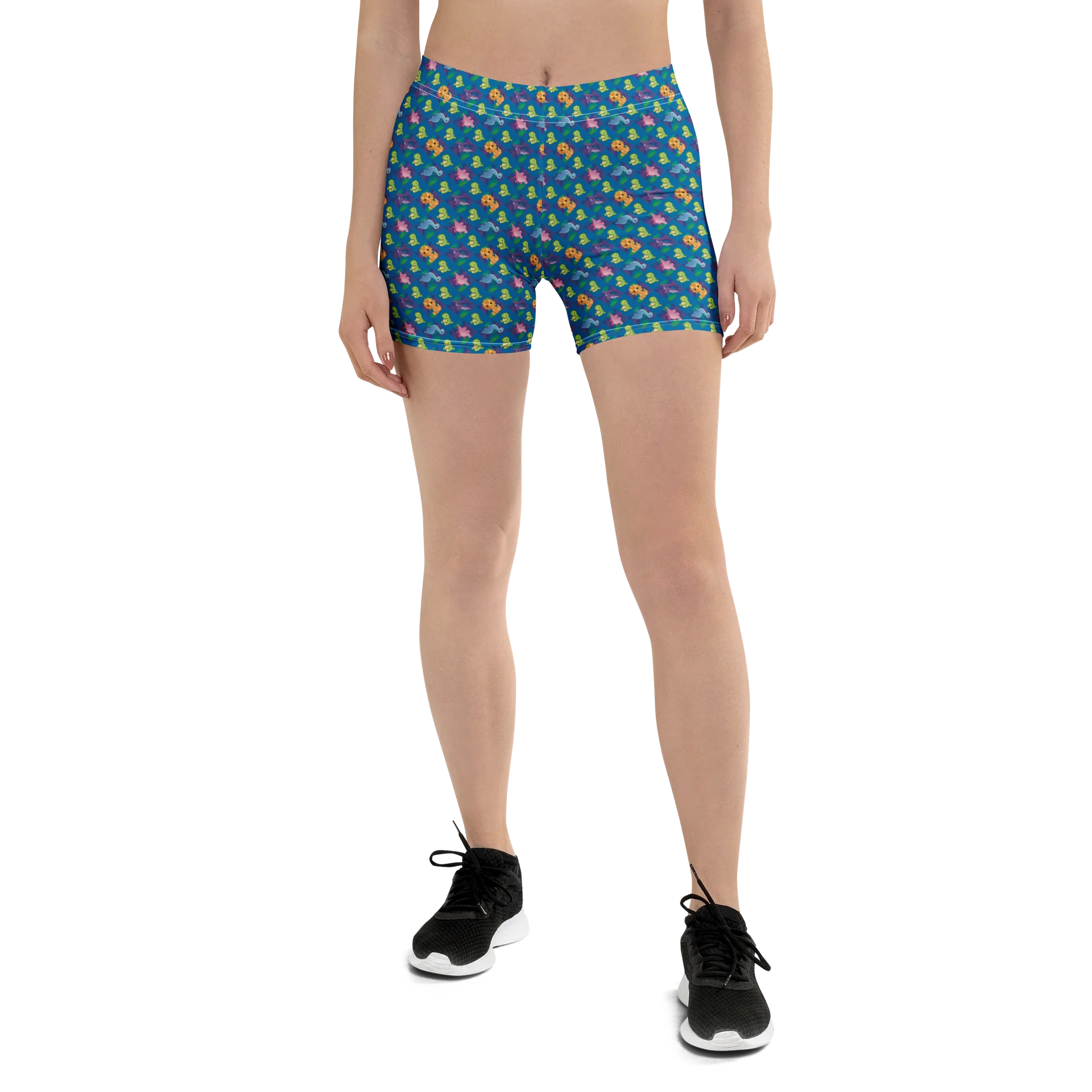 Symmetric Dino All-Over Print Shorts product image (1)