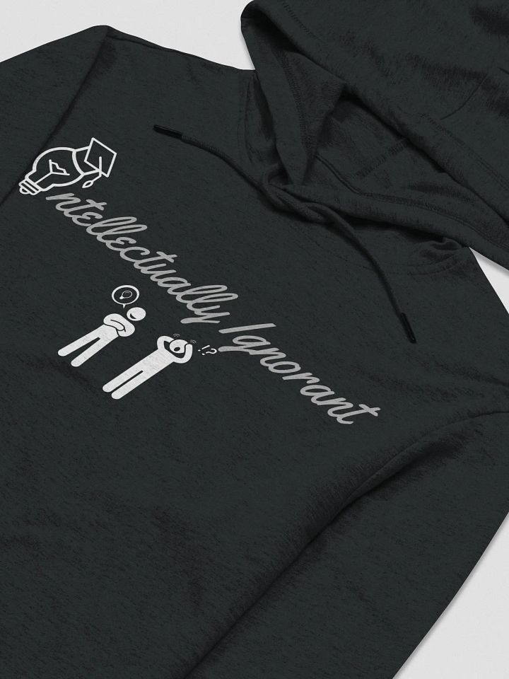 Women's Grey scale Intellectually Ignorant District lightweight Hoodie product image (2)
