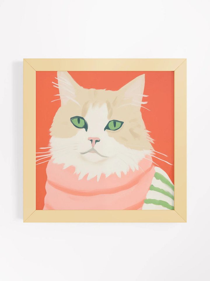Whimsical Cat Framed Matte Poster product image (5)