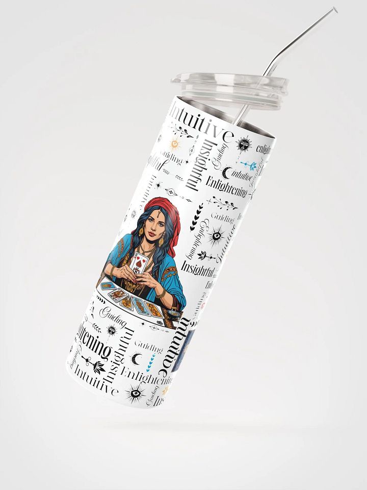 20 oz Tarot Card Reader Affirmation Word Art Tumbler product image (2)