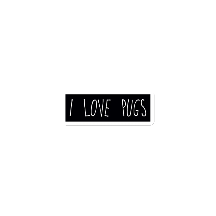 I Love Pugs Magnet For Pug Lovers & Owners product image (2)