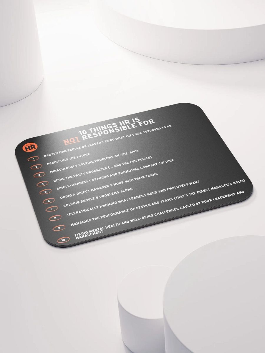 Not Your HR's Job List Mouse Pad product image (5)