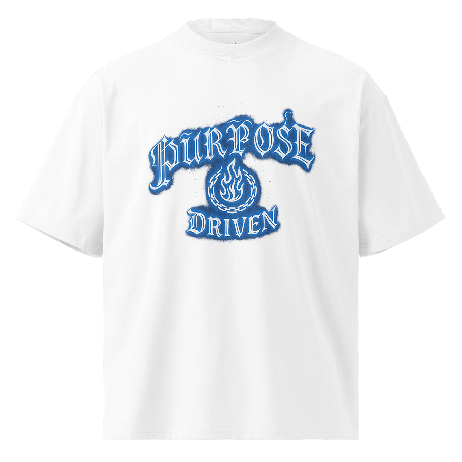 PURPOSE DRIVEN STREETWEAR T-SHIRT (WHITE) product image (1)