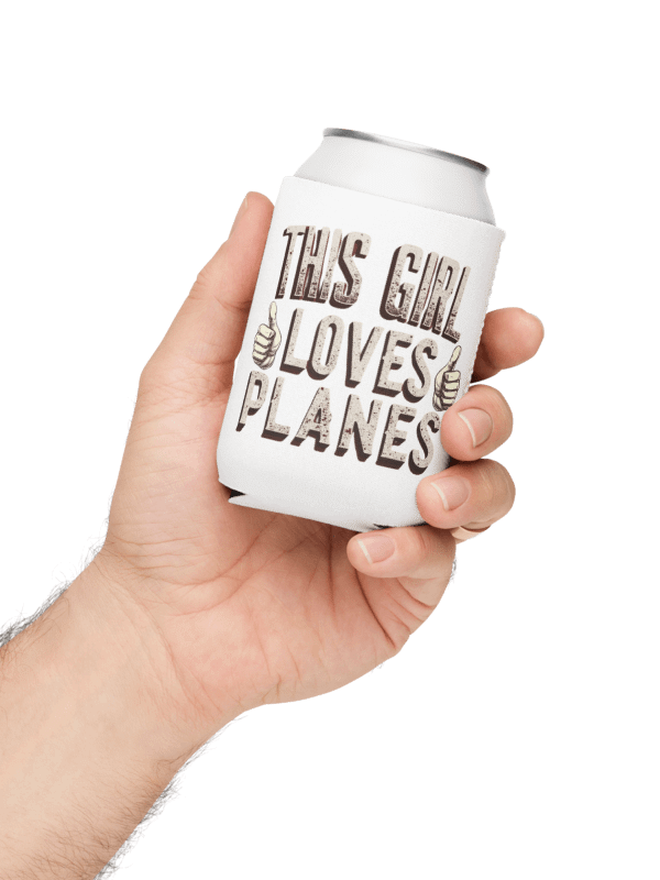 Vintage Plane Lover Can Cooler product image (4)