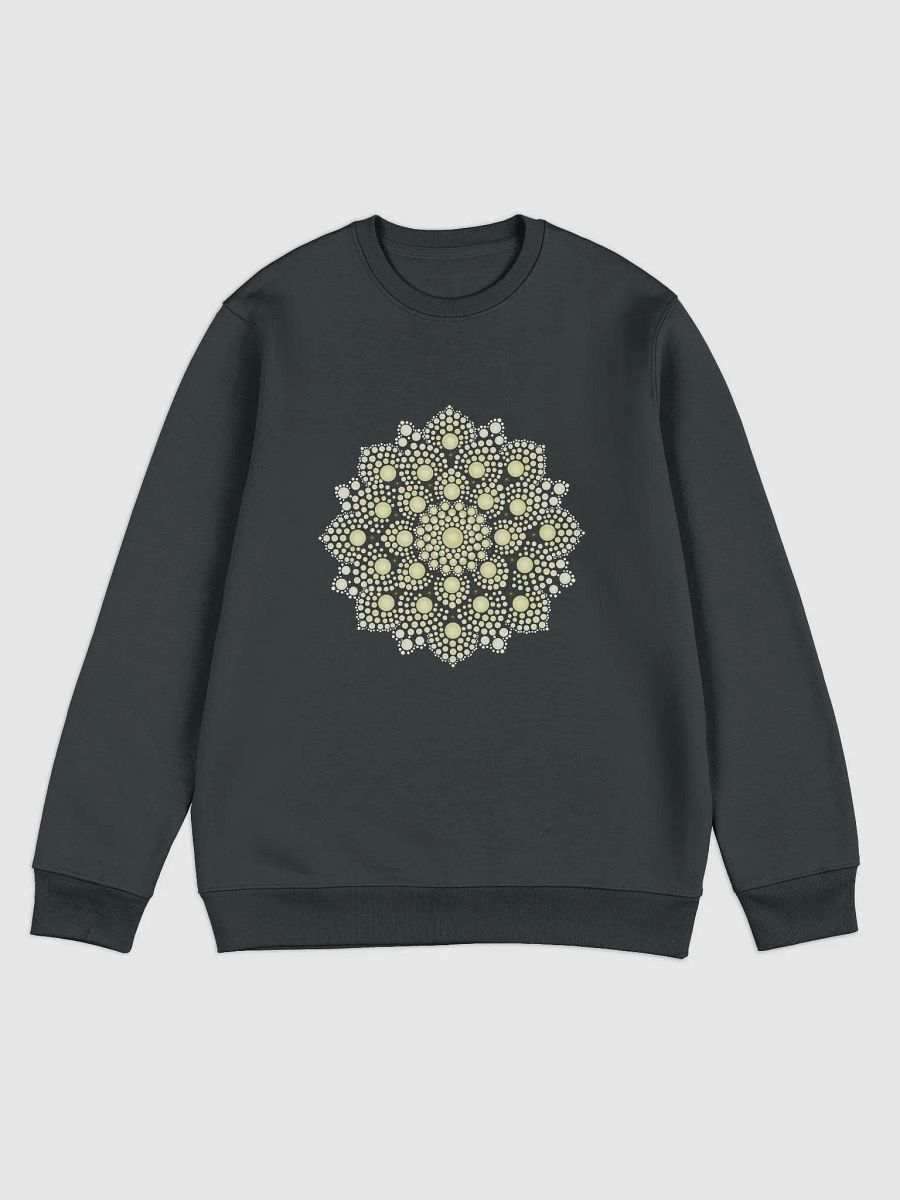 Yellow Dot Mandala Unisex Eco Sweatshirt product image (1)