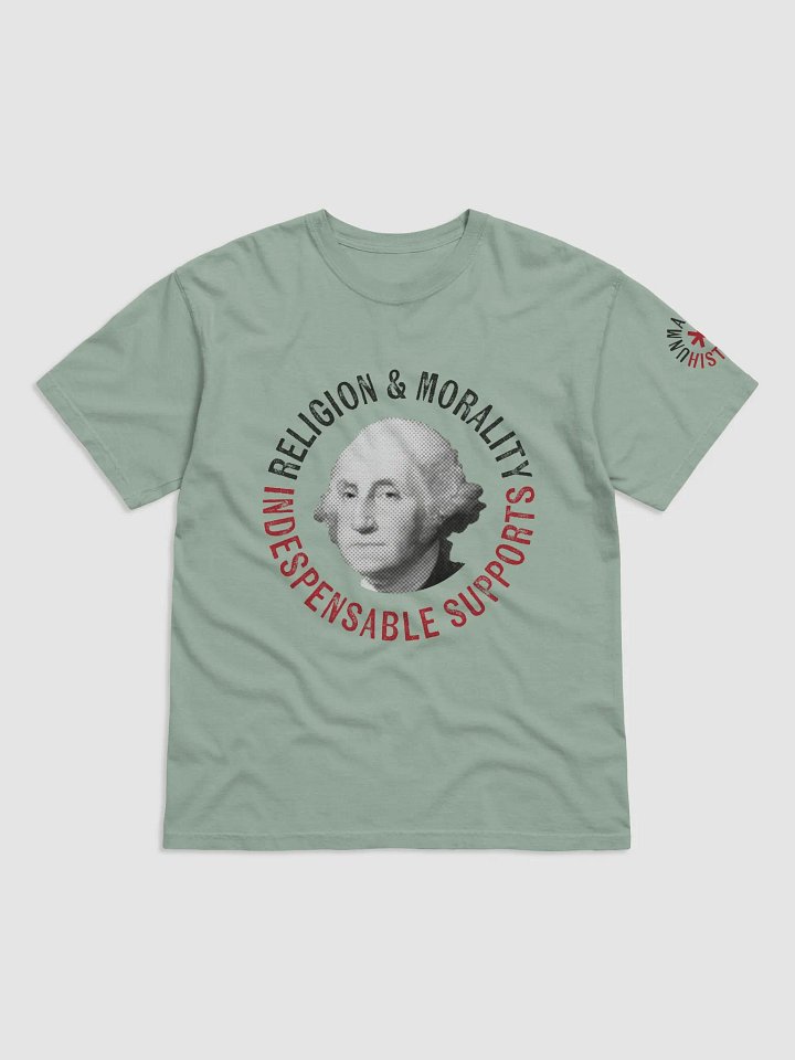 Washington Quote Circle T-Shirt - Light product image (1)