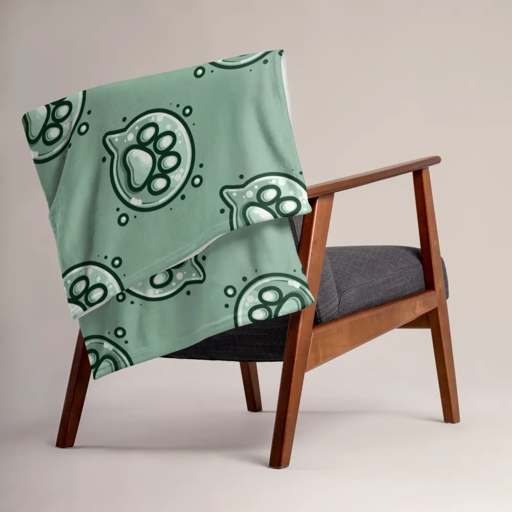 Paw Emote Throw Blanket product image (7)