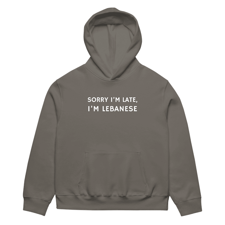 Sorry I'm Lebanese Oversized Hoodie product image (1)