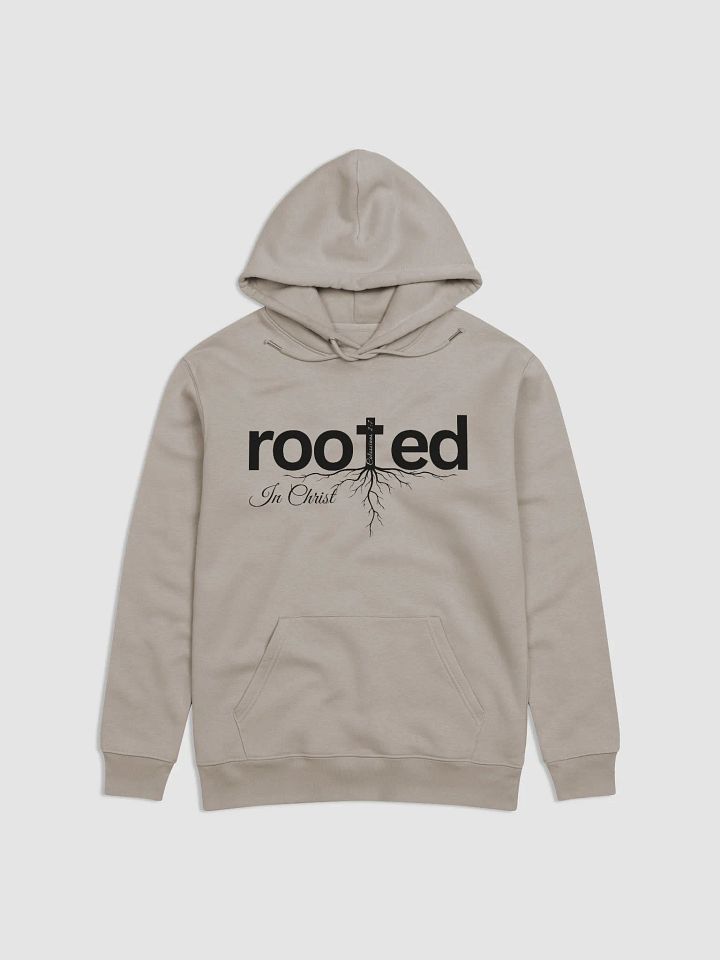 Rooted in Christ Hoodie – Colossians 2:7 product image (1)