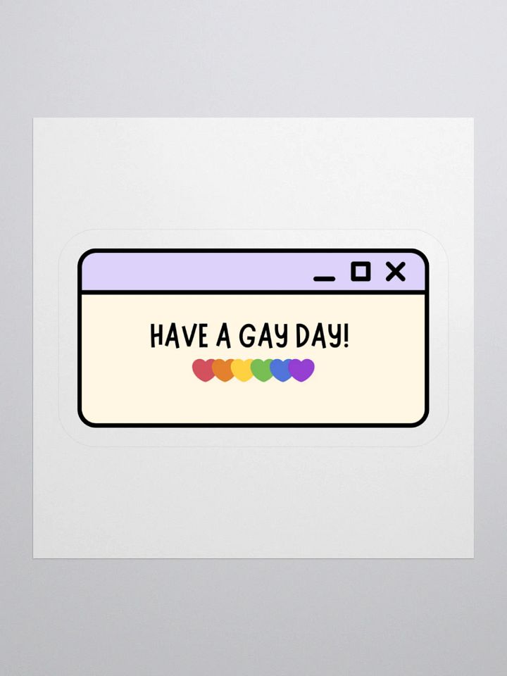 Have A Gay Day Sticker product image (2)
