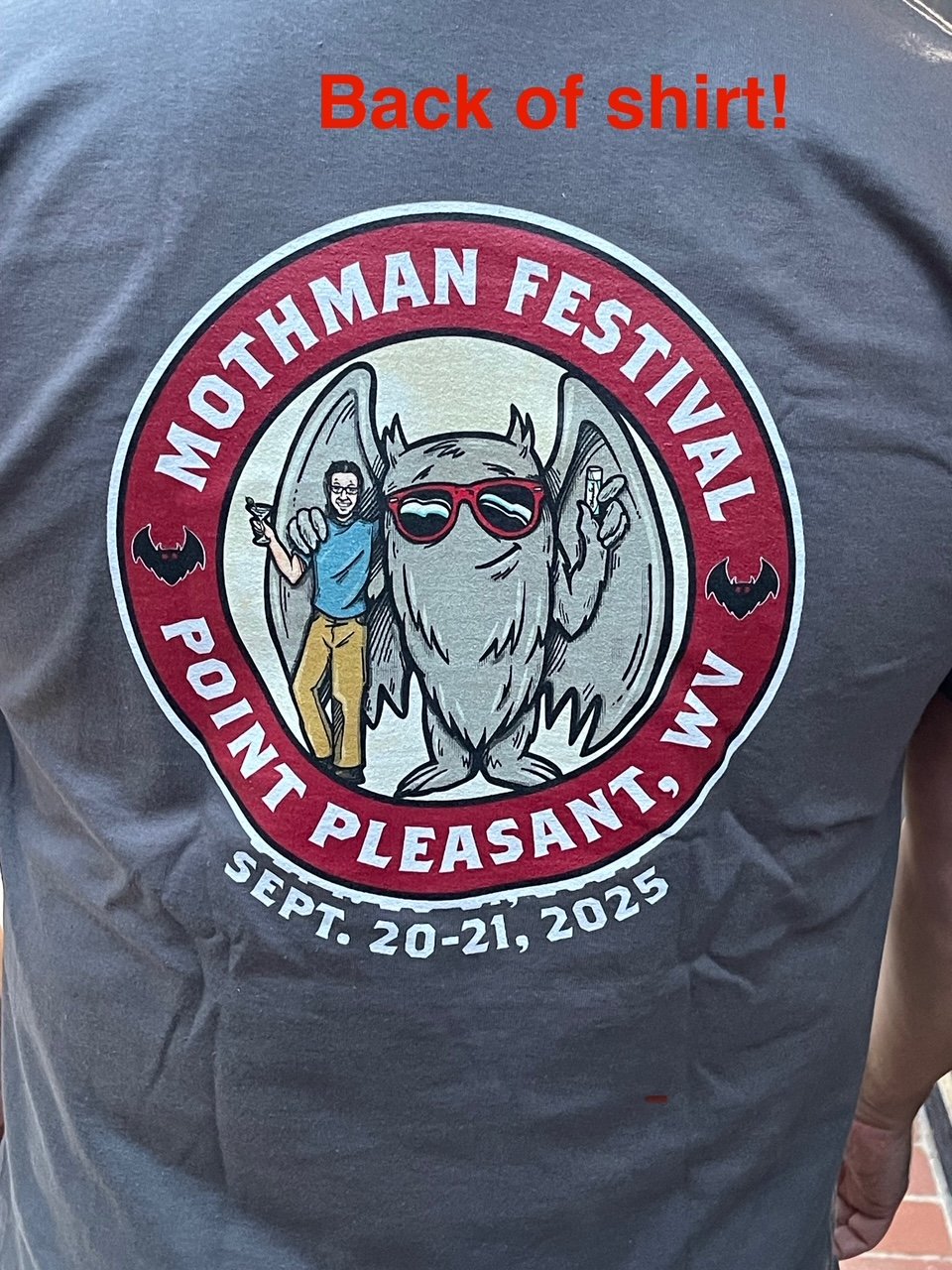 RHPB Exclusive Mothman Festival T-Shirt product image (2)