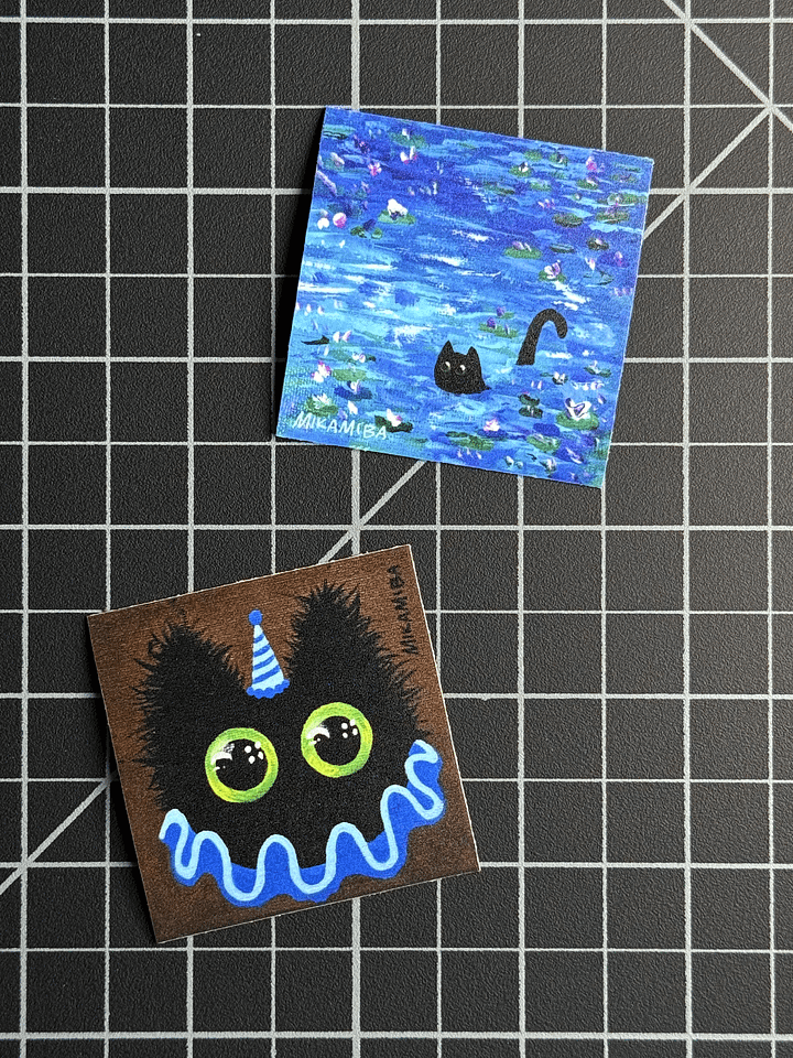 Cat Painting Sticker Bundle #3 product image (1)