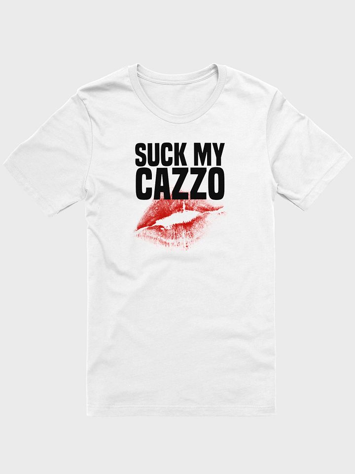 SUCK MY CAZZO t-shirt white product image (1)