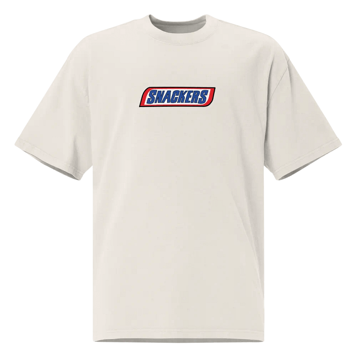 SNACKERS Bold Logo Oversized Tee product image (1)
