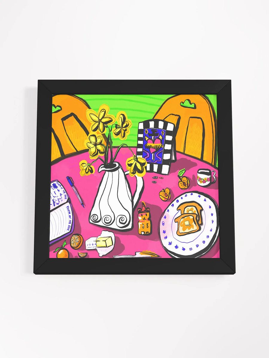Writer's Breakfast Framed Print product image (4)