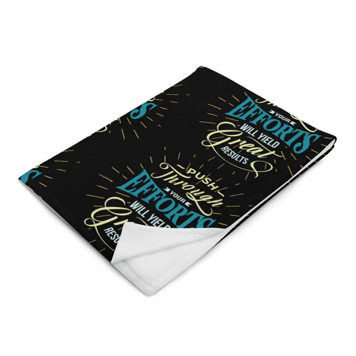 Your Efforts Will Yield Great Results Blanket product image (2)