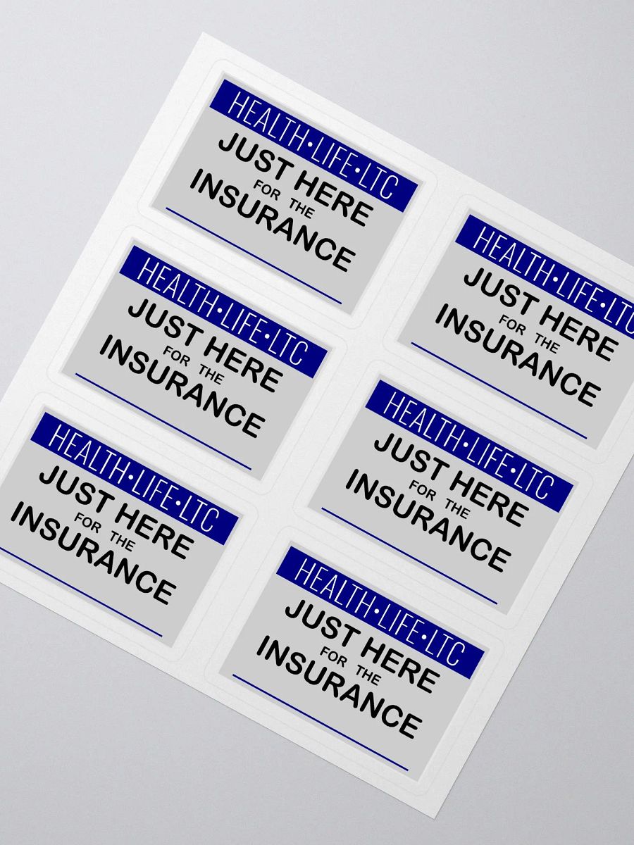 Just Here for the Insurance - Sticker Set product image (3)