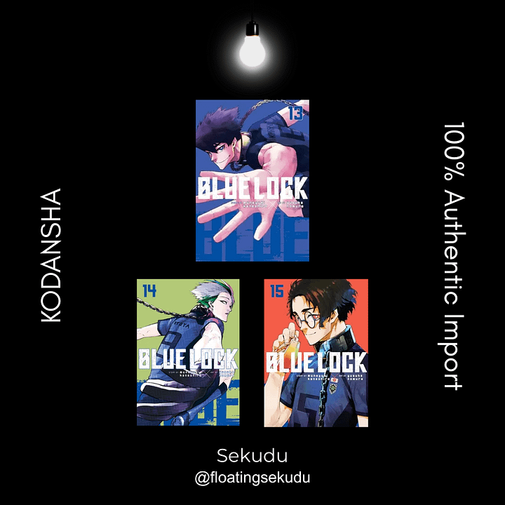 [Authentic] Blue Lock Manga (English) Vol 13, 14, 15 | Kodansha [Brand New] product image (1)