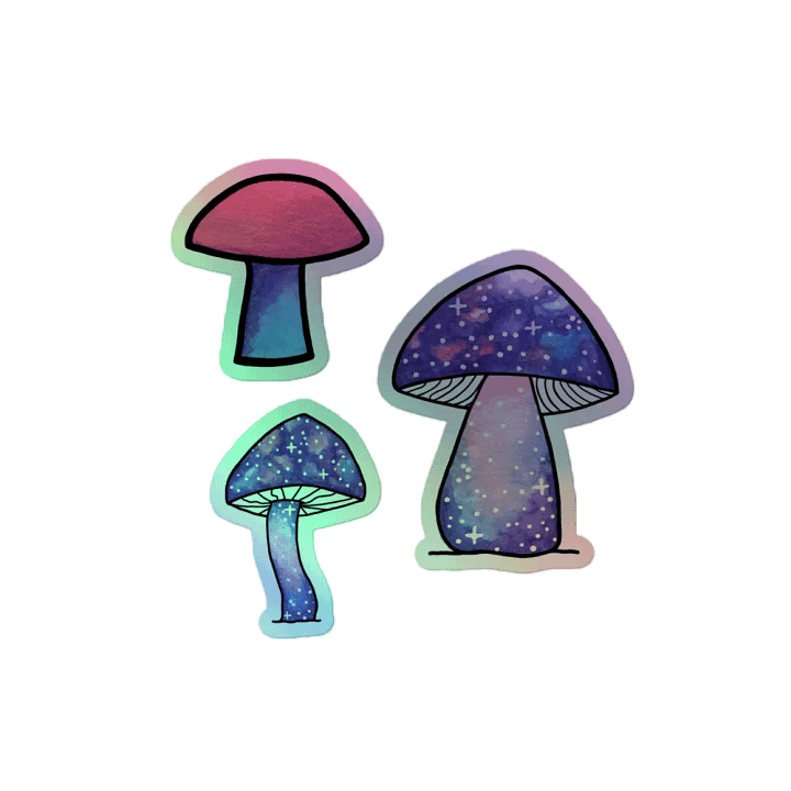 Holographic Mini Space Mushies product image (2)