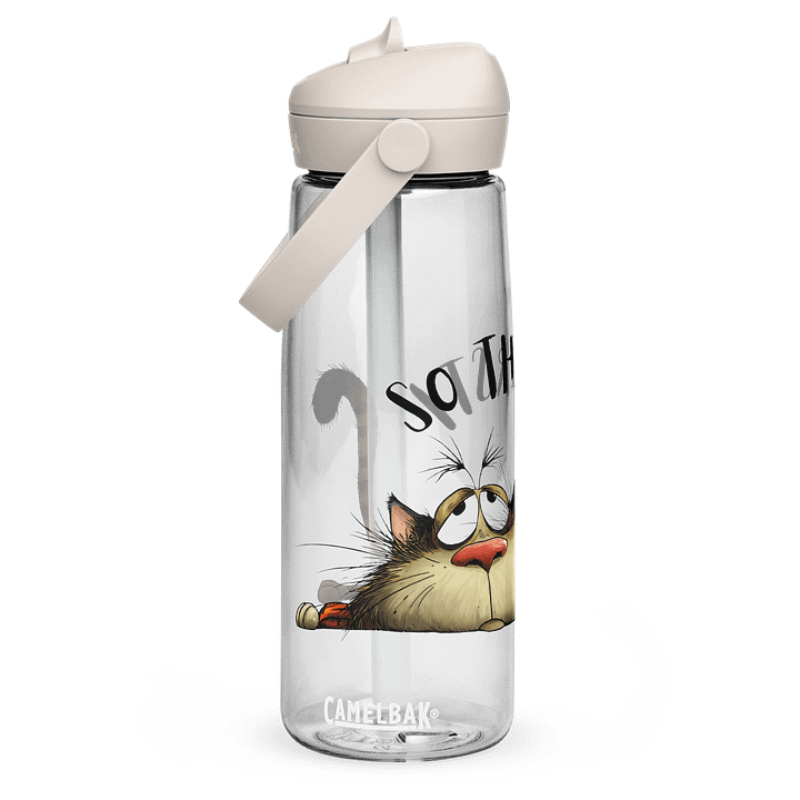 “So Thirsty” Cat Water Bottle | Eco-Friendly BPA-Free Bottle (25 oz) product image (2)
