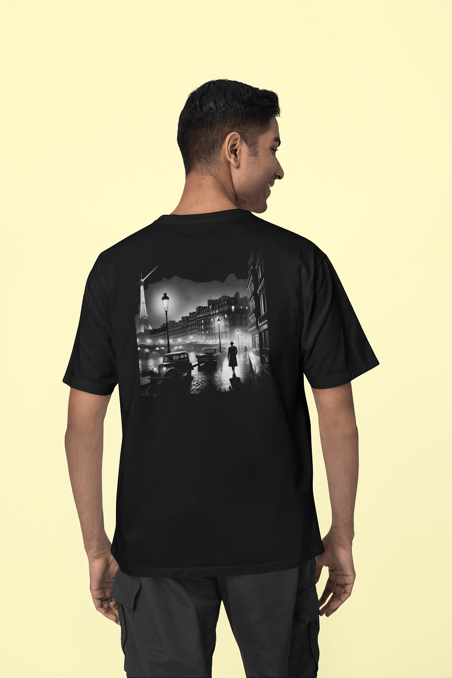 Parisian Nights: Vintage Romance Meets Urban Chic (Mens Tee) product image (3)