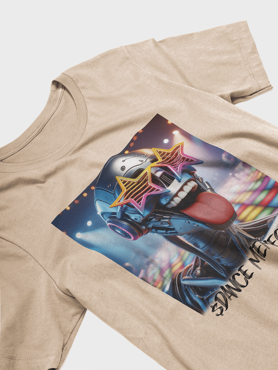 ROCKI ROBOT - DANCE MEMECOIN - PREMIUM TEE - TAN product image (6)