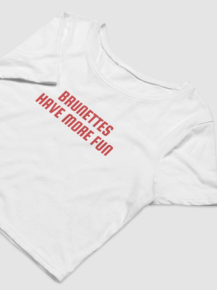 brunettes have more fun baby tee product image (3)