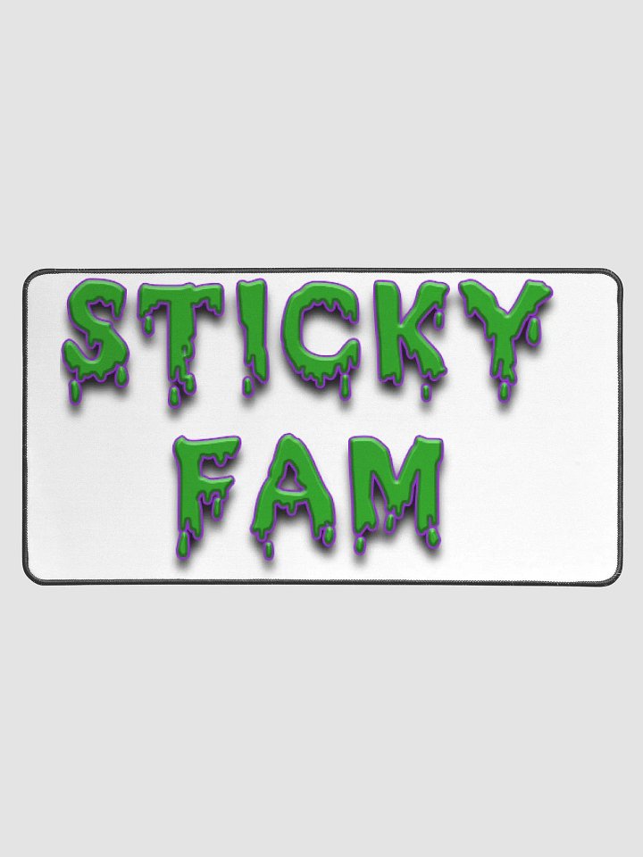 Green StickyFam Desk Mat product image (1)