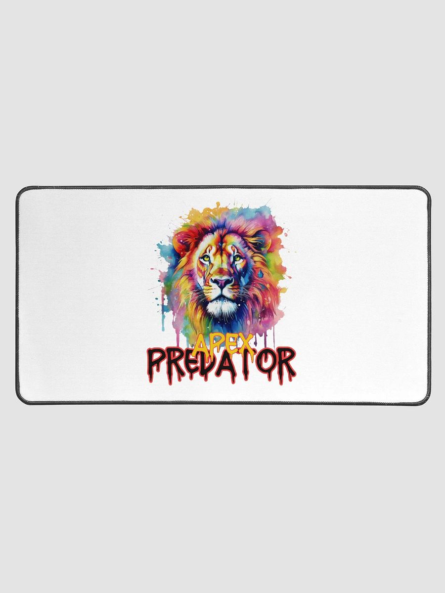 Vibrant Lion Apex Predator Desk Mat product image (1)