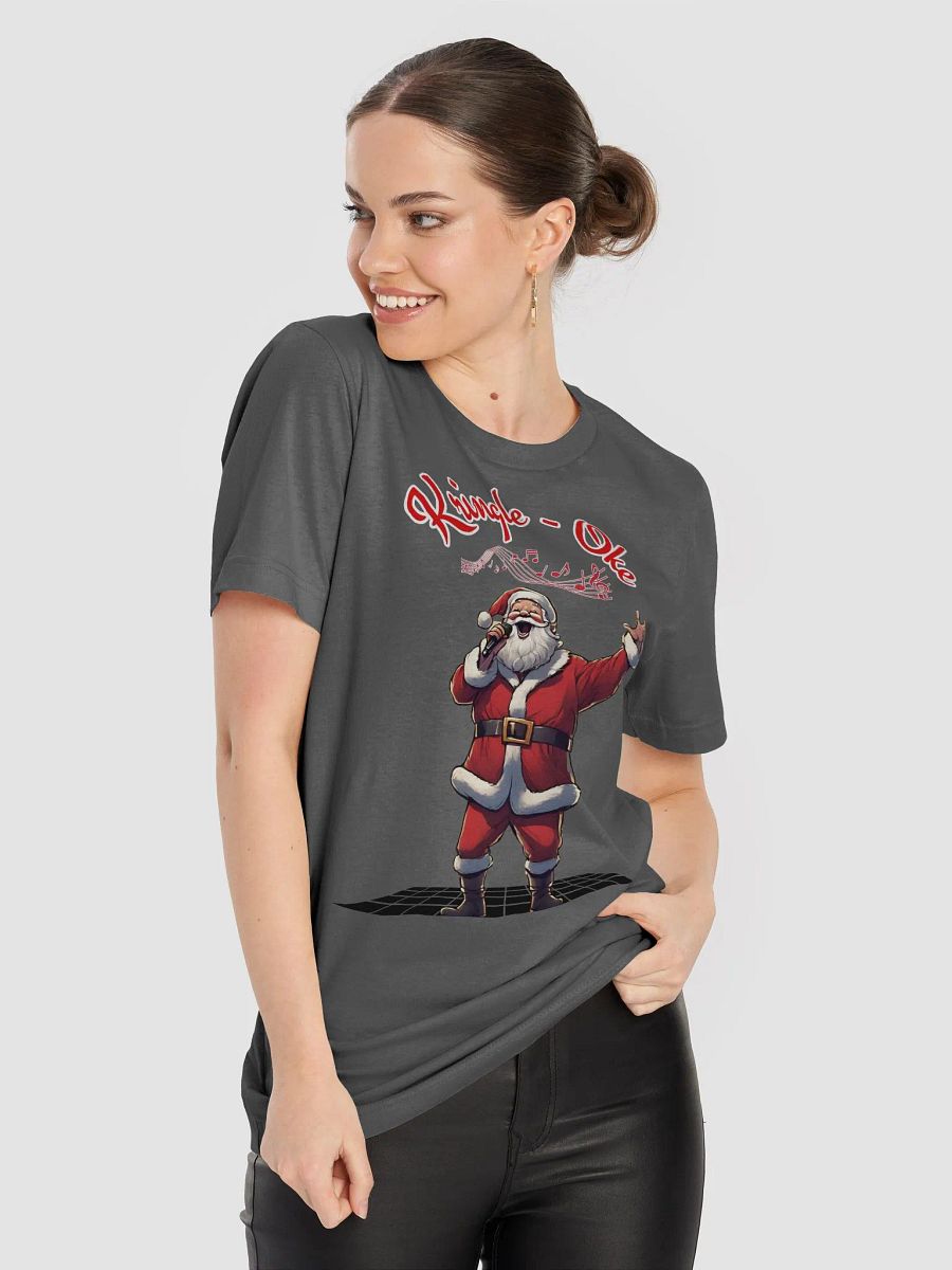 Kringle - Oke, Karaoke Singing Santa - Christmas T-shirt product image (40)